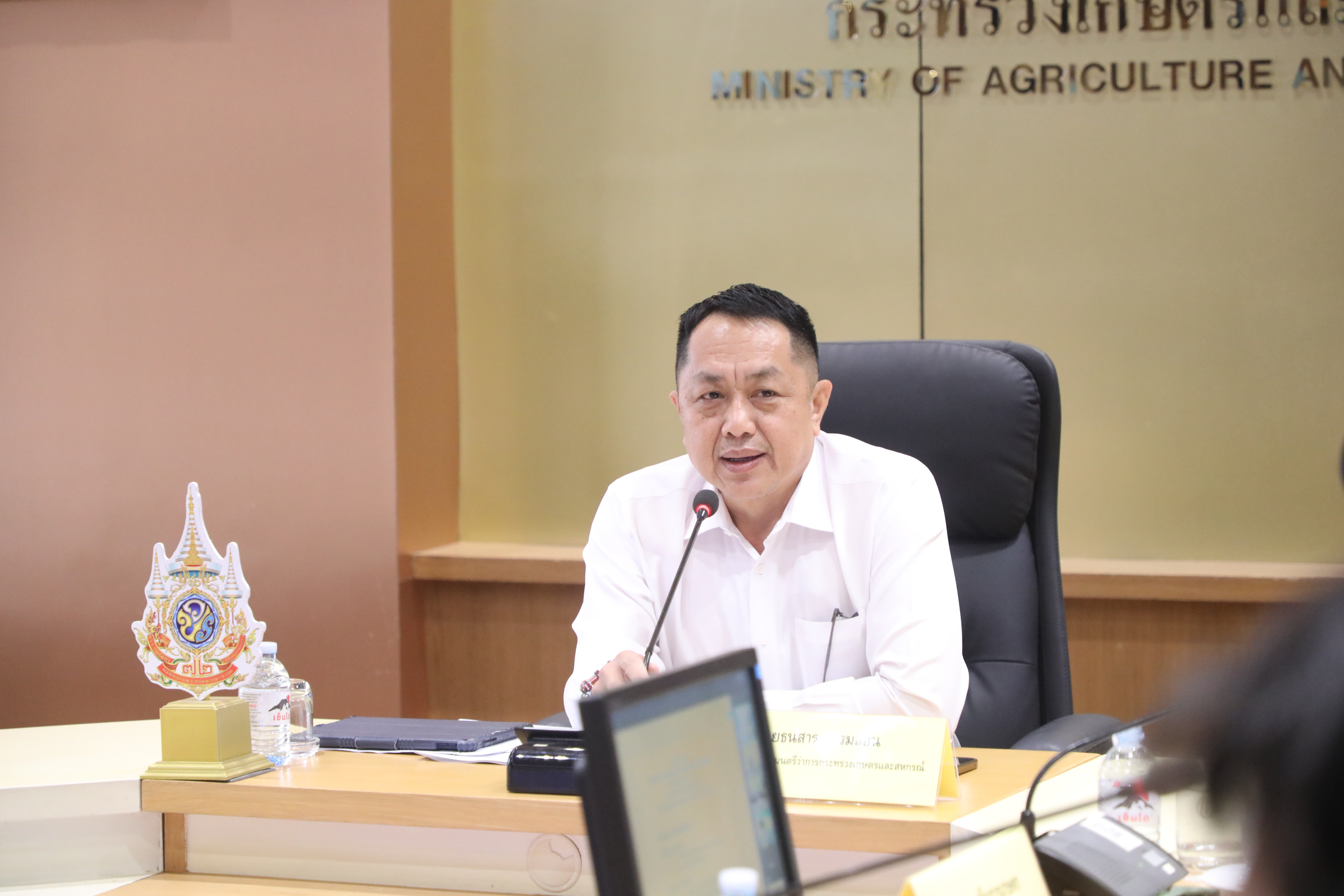 title - ส.ป.ก. เข้าร่วมประชุม ติดตามการขับเคลื่อนข้อสั่งการของรัฐมนตรีว่าการกระทรวงเกษตรและสหกรณ์